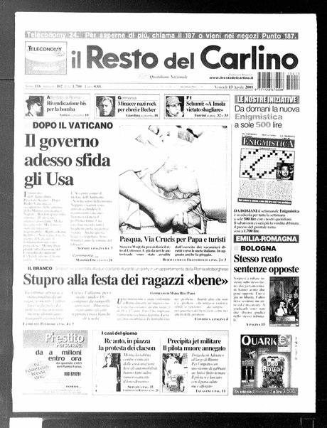 Il Resto del Carlino : giornale dell'Emilia